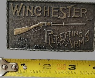 Winchester New Haven, Connecticut Repeating Arms Belt Buckle - 4' Length