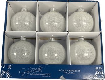 6 Midnight Clear Class Ornaments From The Jaclyn Smith Collection