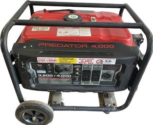 Predator 4000 Generator-Untested