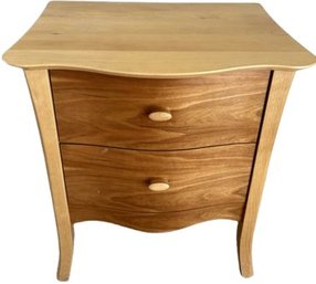 Wooden 2 Drawer Nightstand - 23Lx18.5Wx25H