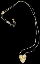 Gold Heart Necklace By Fashion Jewelry