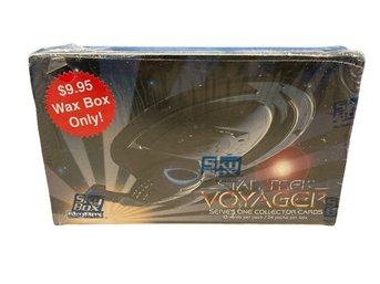 Star Trek Voyager 1995 Series One Collector Cards In Plastic- 24 Packs, 15 Cards Per Pack