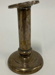 Vintage Silver-Plated Candlestick Holder - The Holder Is Approximately 4 Inches Tall & 4.2oz