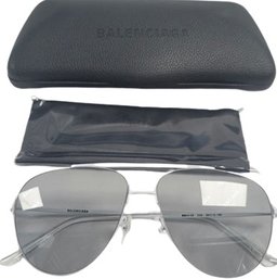 Balenciaga Aviators BB0013S 006 With Balenciaga Logo On Lense!