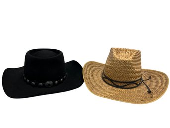 Black Stetson XXXX Hat & Straw Cowboy Hat - Size 7