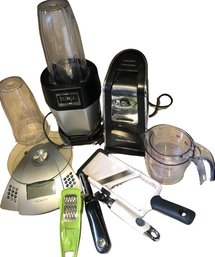Kitchen Gadgets, Battery Scale, Electric Can Opener, Ninja Blender, Measuring Cups And More