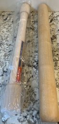 Solid Wood Rolling Pin Set (2) 18.5