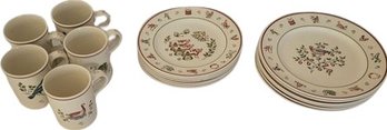 Plates: The Twelve Days Of Christmas By Johnson Brothers. 7x8' And  6x10' Plates . Coffee Mugs.