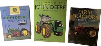 A Trio Of Tractor Coffee Table Books Including 2 John Deere Books