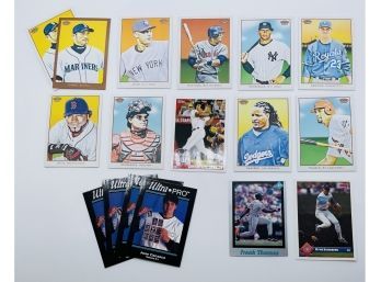 1991,1992, 2009, 2010, Topps, Ultra Pro, Leaf, Tuff  Stuff- MLB Baseball Trading Cards