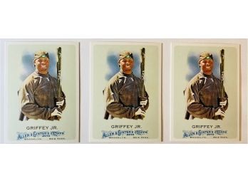 Three Ken Griffey Jr.  MLB Baseball Cards, 2010