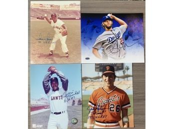 Minnie Mioso, Clayton Kershaw, Juan Marichal, John Montefusco, Autographed Sports Memorabilia