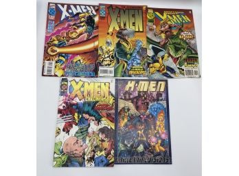 Marvel Comics X-Men. Chronicles, Millennial Visions, Age Of Apocalypse, Terror In The Sky, Bishop Goes Wild