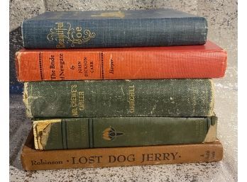 Collection Of 5 Antique Books, Including Mr. Crewes Career By Churchill