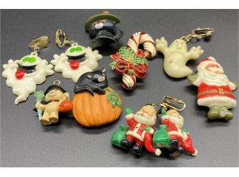 Holiday Collection! Halloween And Christmas Costume Jewelry