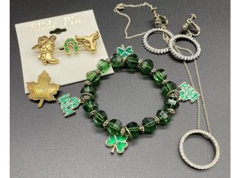 Irish Heritage Charm Bracelet, Necklace With Matching Earrings, And More!