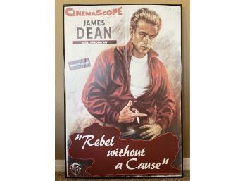 James Dean -rebel Without A Cause- Framed Poster. Cinema Scope, Warner Bros.