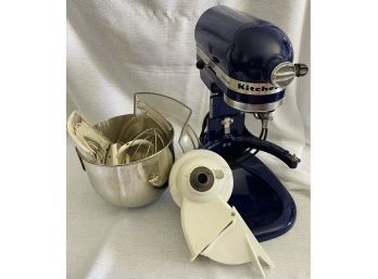 KitchenAid Stand Mixer, Purple, With Instructions And Attachments. It Works!