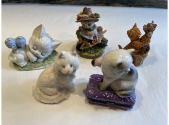 Mini Porcelain Kitties