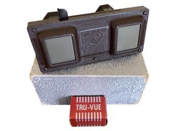 Tru-vue Antique Viewfinder With Rolls Of Film