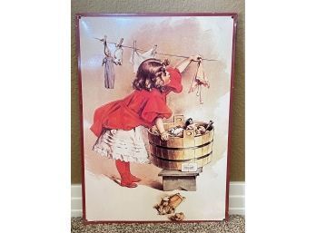 Vintage Ivory Soap Laundry Metal Sign. Advertising Reproduction