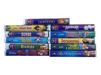 Collection Of Classic Walt Disney VHS Movies