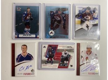 Chad Kolarik SP, Autographed, 680/999, Kaspars Daugavins SP, Autographed 606/999, Sandis Ozolinsh And More