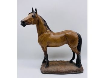 STUNNING Horse Table Statue By Kasper Studio Design, Number 39/1500 Titled Wake Up Call. EAR HAS CHIP