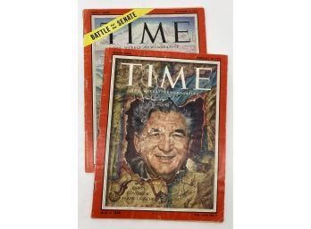 Two TIME Magazines From 1956