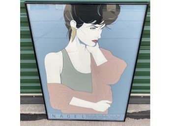 Framed Print Of Woman From NAGEL Exhibition In Santa Monica