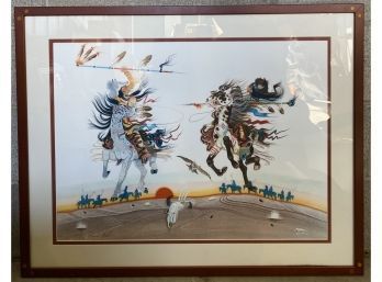 Signed And Numbered Print, 1475/1500, By Rance Hood In Frame