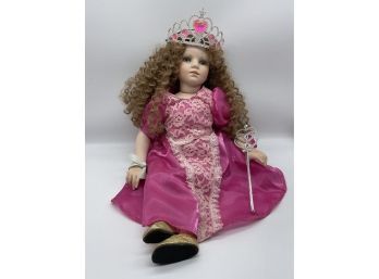 Beautiful Porcelain Doll By The Diamond Collection 1992. #771/1000!!