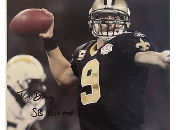 Drew Brees Officially Licensed Autographed Sports Memorabilia