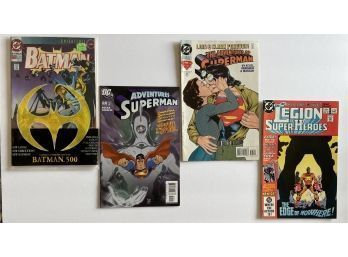 DC Comic Books Including The Adventures Of Superman/lois And Clark Forever, Batman, And Legion Of Superheroes