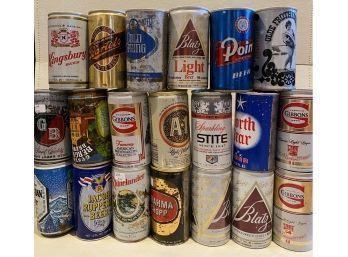 Large Lot Of Collectible Vintage Beer Cans (empty Cans)