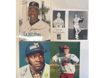 Chip Ambres, Dick Van Arsdale, George Scott, Tom Osborne, Officially Licensed Autographed Sports Memorabilia