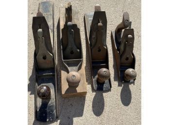 Set Of 4 Wood Planes, Various Sizes