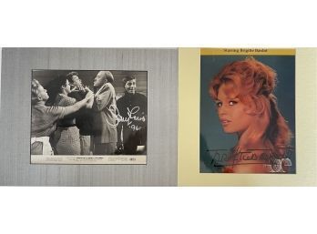 Jerry Lewis, Brigitte Bardot, Officially Licensed Autographed Celebrity Photograph