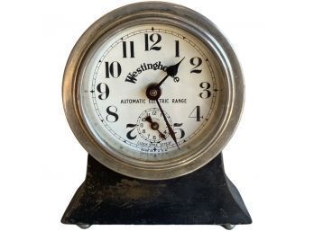 Vintage Westinghouse Automatic Electric Range Clock, Patented 1920