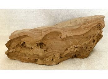 Unique Layered Sandstone Rock Used As Decor