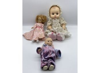 Kewpie Rose Art Doll, Vintage Nancy Doll, And Effanbee Baby Doll 1969!