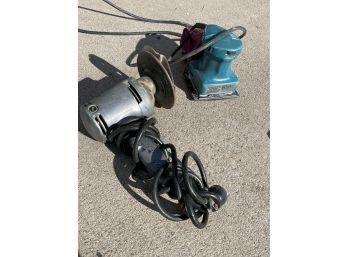 Makita Finishing Sander And A Lustre Buff Model F