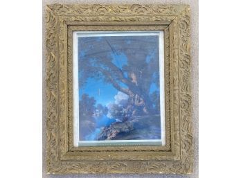 Nice Wooden Ornate Frame With Art Print