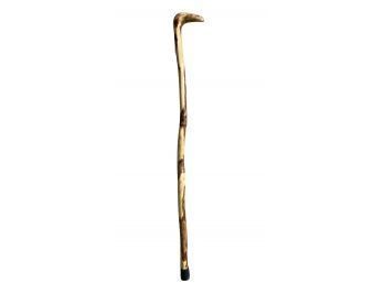 Hand Crafted Organic Wood Cane, Stands Approximately 37 Inches