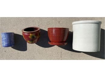 Four Ceramic Pots