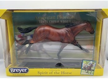 Breyer American Pharoah 2015 Model Horse. Celebrating The Spirit Of The Horse. ORIGINAL BOX