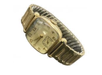 Fabulous Vintage HAMILTON Watch, 1/20 10K G. F. Top And Stainless Steel. Inscription From 1947 On Back