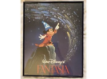 Framed Poster Of Walt Disney FANTASIA