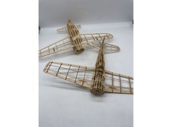 Balsa Wood Model Handcrafted Airplanes