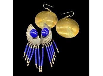 Two Fabulous Pairs Of Earrings